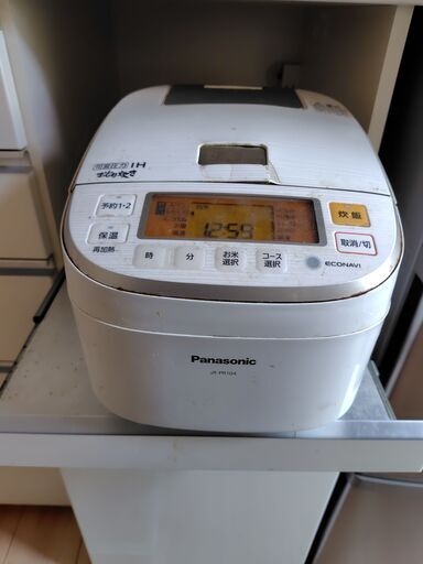 Panasonic 可変圧力IHジャー炊飯器 SR-PA104