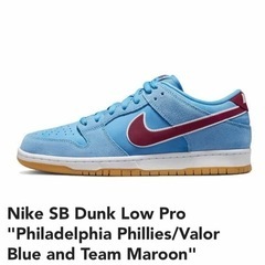 未使用品！Nike SB Dunk Low Pro "Phila...