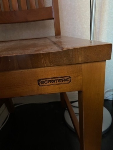 スキャンティーク チーク材の椅子 一脚のみ スキャンティーク