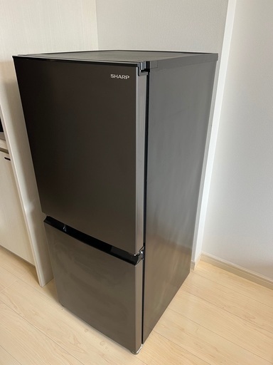 シャープ　冷蔵庫 SJ-D15H-H [2ドア /右開き/左開き付け替えタイプ /152L]