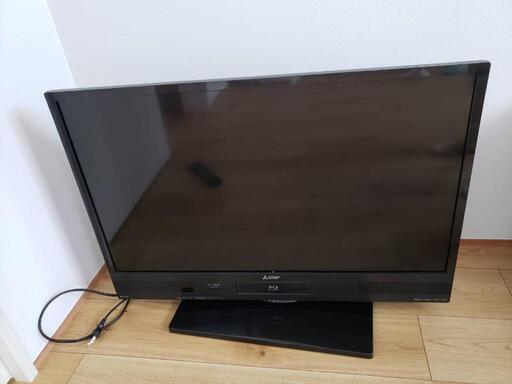 テレビ　録画装置内蔵　Blu-ray・dvd再生/録画可　32インチ　三菱