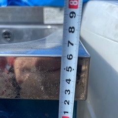 ステンレス2槽シンク　掃除なし