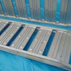 すでに好評完売御礼！【☆新品☆】アルミニウム合金製ブリッジ（ラダーレール） 型式 SHN-180-30-0.5  ☆最大積載500㎏/セット ◐長さ180㌢ 内幅30㌢ ♦2枚セットの価格