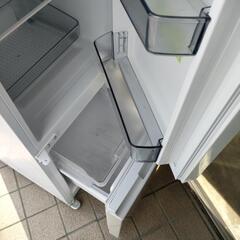 美品 2021年製 SHARP ノンフロン冷凍冷蔵庫 2ドア 152L ホワイト 高年式 2ドア冷蔵庫 シャープ SJ-D15H 