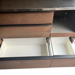 【REGASTOCK 川崎店】unico ユニコ Owl オウル パレルモ ダイニングボード キッチンボード 幅120 高さ180(台95) 奥行48