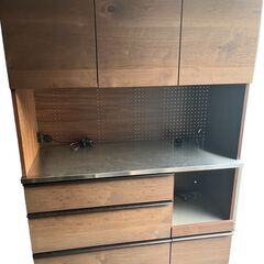 【REGASTOCK 川崎店】unico ユニコ Owl オウル パレルモ ダイニングボード キッチンボード 幅120 高さ180(台95) 奥行48