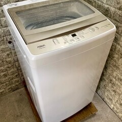 【美品】大阪送料無料★3か月保障付き★洗濯機★2022年★アクア★7kg★AQW-S7MBK★S-162
