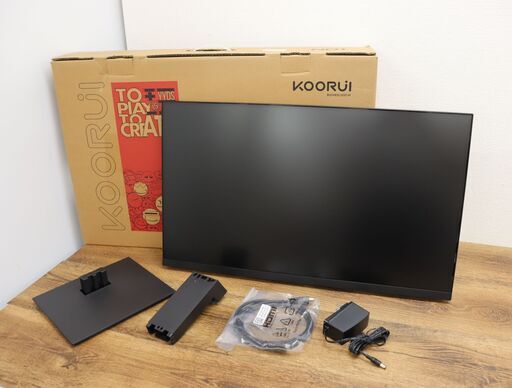 【ヤ取7/27終了】≪J1415ジ-67≫【未使用】KOORUI モニター カラーディスプレイユニット MB27V13F 27インチ 液晶モニタ/ディスプレイ 【説明書/パーツ欠品】 【在庫1】