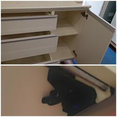 ★値下げしました！【パモウナ】レンジボード 食器棚 キッチンボード [幅140cm] 💳自社配送時🌟代引き可💳※現金、クレジット、スマホ決済対応※   