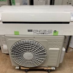 K05456　中古エアコン 日立 2019年製 主に6畳用 冷房能力 2.2KW / 暖房能力 2.2KW