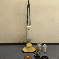 【すぐ渡せます】業務用ポリッシャー 床掃除 National 液体洗剤付き ブラシなど一式セット 空き部屋掃除 床ふき ツヤだし 古民家再生 リフォーム すぐ渡せます】業務用ポリッシャー 床掃除 National 液体洗剤付き