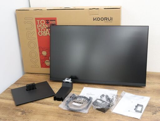 【9/4ヤ取終了】≪J1416ジ≫【未使用】KOORUI モニター カラーディスプレイユニット MB27V13F 27インチ 液晶モニタ/ディスプレイ パソコン周辺機器 箱付き