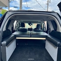 ランドクルーザープラド150後期 車中泊ベッド5人乗り ベッドキット
