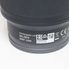 SONY/FE 28-70mm F3.5-5.6 OSS/ズームレンズ ⑥