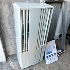 札幌市内配送可 美品 21年製 コロナ ルームエアコン ウインドエアコン CW-1821 標準窓枠付き