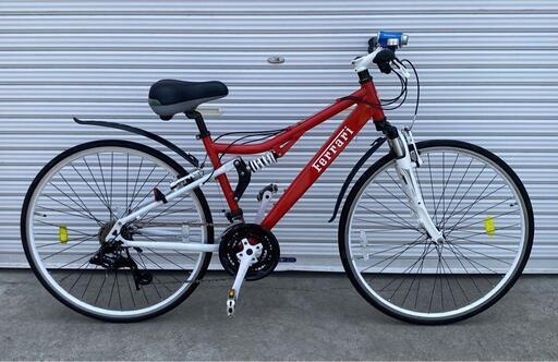 フェラーリ クロスバイク 700×28C 21段変速 自転車 札幌市東区中沼町