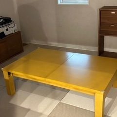 立川市★折れ脚伸長式テーブル★幅120～最大180×奥行75　SJ-2120 ロー　伸縮