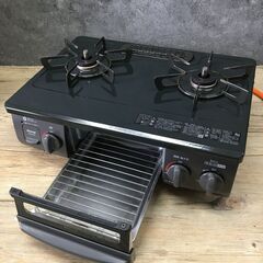 11/8終 Rinnai リンナイ LPガス用 ガステーブル RT35NJH 2022年製 右強火 点火スパーク確認 24g菊-