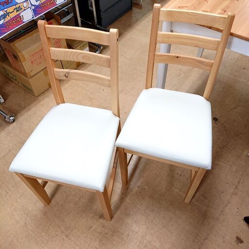 IKEA イケア LERHAMN レールハムン ダイニングテーブル＆チェア4脚