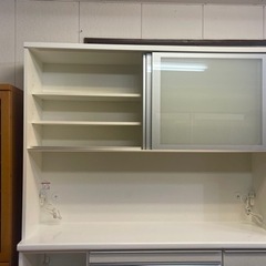 リサイクルサービス八光】幅156㎝ 松田家具:キッチンボードスモーク1600