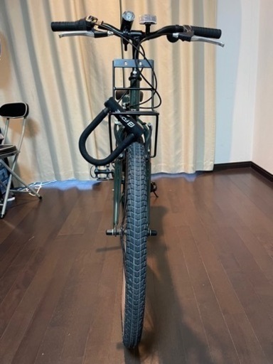 自転車　ストリートコンバート26型緑