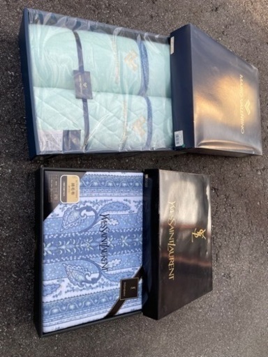 綿毛布　YSL、Mario 新品未使用