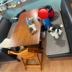 ダイニングソファ2つ（テーブルは含みません）