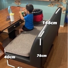 ダイニングソファ2つ（テーブルは含みません）