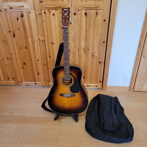 ★良品 YAMAHA アコースティックギター ヤマハ F-38 PJTBS 初心者からプロまで★ケース、スタンド、ストラップおまけ