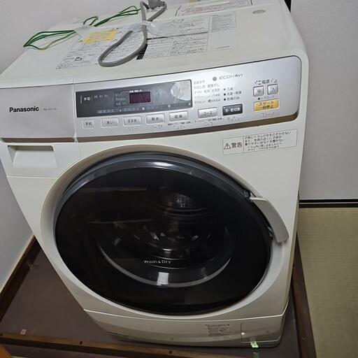 【関東一円送料無料】パナソニック ななめ型ドラム式洗濯乾燥機 プチドラム NA-VD110L/洗濯6kg/乾燥3kg/エコナビ