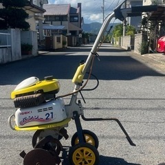 イセキ パンジー21 耕運機 管理機　耕転機　 移動輪付　家庭菜...