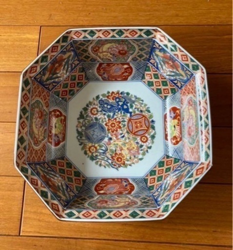 【新品】有田焼 古伊万里　錦古伊万里菓子鉢