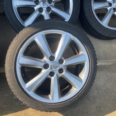 18クラウンアスリート　純正ホイール4本スタッドレス付き
