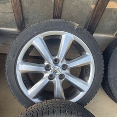 18クラウンアスリート　純正ホイール4本スタッドレス付き