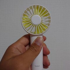 手持ち扇風機（ＵＳＢ充電式）　ケーブルは市販のものをお使いくださ...