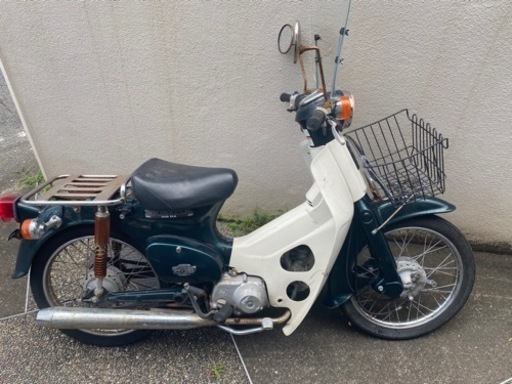 【最終値下げ】【代理出品】【引き取り限定】【不動車】HONDAスーパーカブ50(75ccボアアップ済)