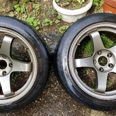 【お値引き相談可能】ニスモ　LMGT4に似ている　ビーレーシングオリジナル　コンケイブホイール　逆反り　9J 17インチ　オフセット25 　2本　格安　売り切り