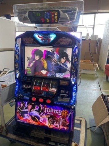 【配達可】スロット バジリスク絆 データランプ付き 中古メダル機