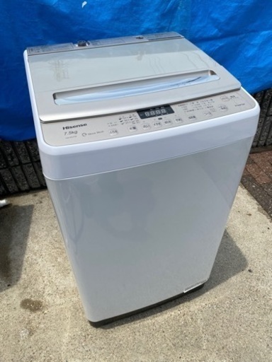 お薦め品‼️簡易分解洗浄済み‼️インバータ搭載 ハイセンス洗濯機7.5kg2018年