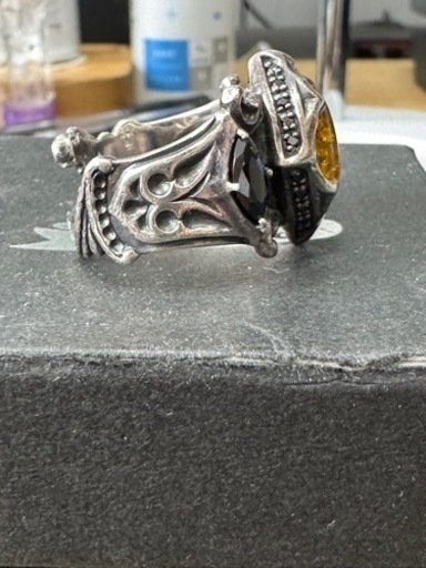 アルテミスクラシック トレサリーグリーンアンバー ペンダント＆リング アルテミスクラシック トレサリーグリーンアンバーリング 琥珀