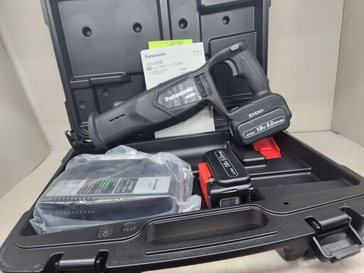 【引取限定】Panasonic　14.4V/18Vデュアル充電式レシプロソー　EZ45A1LJ2G-B　【安佐北店】【未使用】