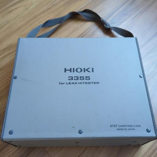 【ほぼ未使用】 HIOKI 日置電機 活線メガー 活線メガーテスタ  I0r リーク ハイテスタ 3355 電気保全業