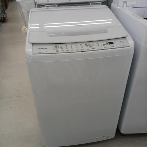 ★ジモティー割あり★8kg洗濯機　日立　BW-V80G　2021年製　高さ(H)96× 幅(W)54× 奥行(D)62（cm)　【joh1802】