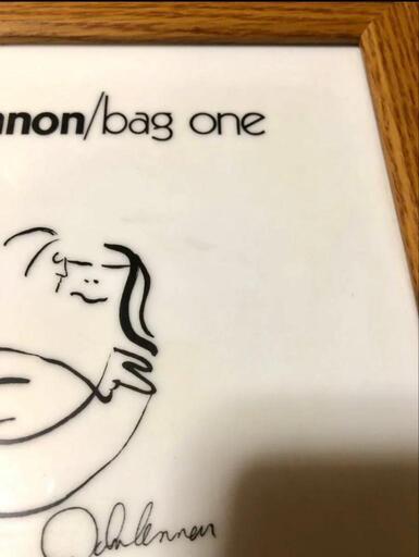 ビートルズ　ジョンレノン bagone バッグワン　プレート ビートルズ John Lennon ジョンレノン bagone バッグワン プレート