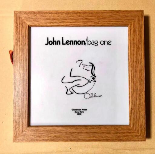 ビートルズ　John Lennon ジョンレノン  bagone バッグワン　プレート　アートプレート