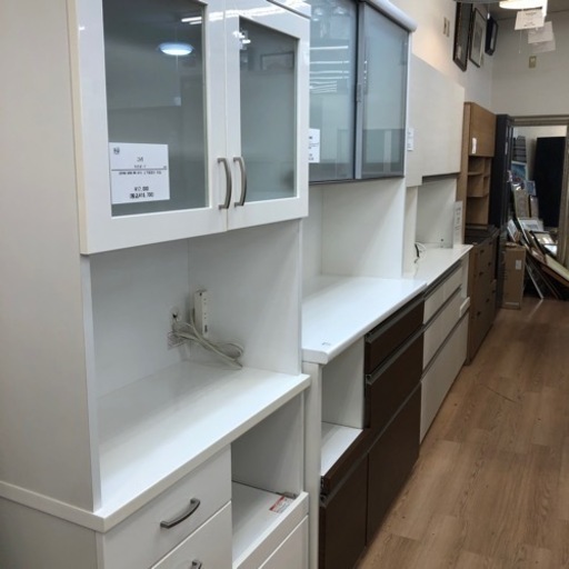 ニトリ キッチンボード ホワイト - 食器棚、キッチン収納 