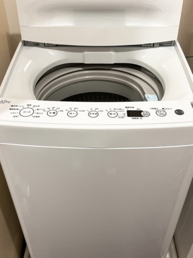 【引き渡し先決定済】全自動電気洗濯機 ハイアール BW-45A 4.5kg