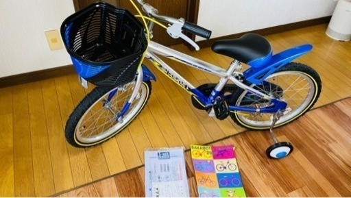 ほぼ新品　自転車　18インチ　子供用