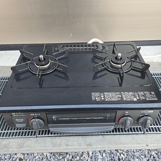 Rinnai リンナイ◆ガスコンロ 2024年製 都市ガス RTE565BKL 美品 RT35NJH グリル未使用