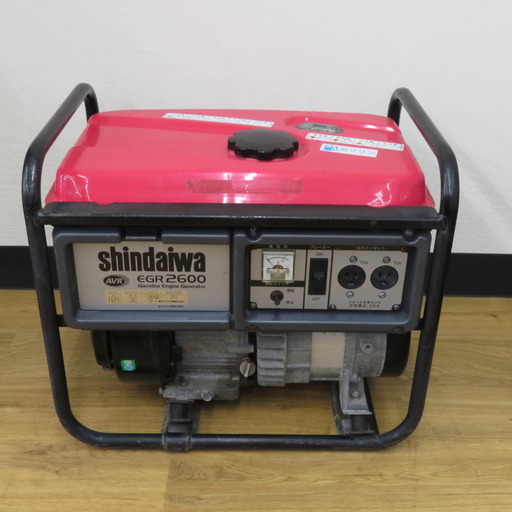 shindaiwa 新ダイワ やまびこ 2.6kVA 60Hz エンジン発電機 空冷4サイクルガソリンエンジン エアクリーナー破損 EGR2600-B 中古 店頭引き取り限定・石川県野々市市